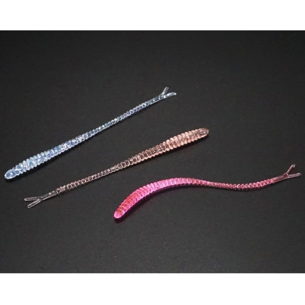 reins Horse mackerel worm 2.5” Batiroli MID #206 UV pink