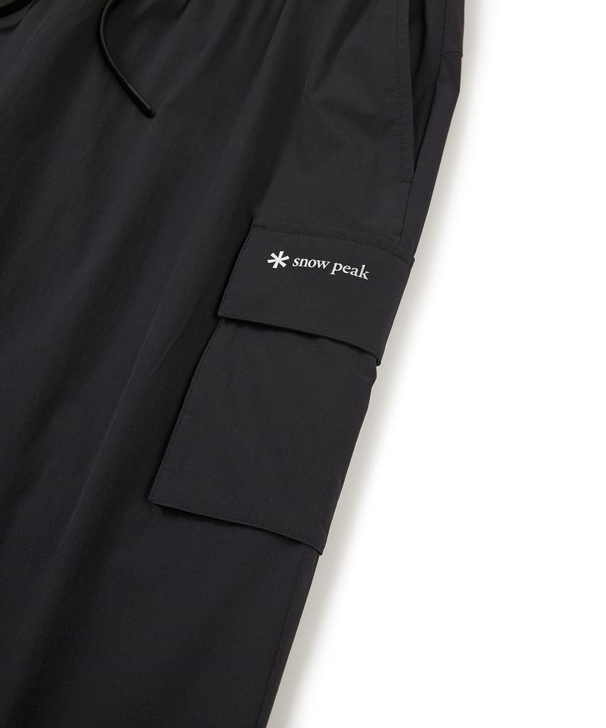 SNOWPEAK APPAREL Thin Tech Woven Cargo Jogger Pants Black (S24Muspt62)