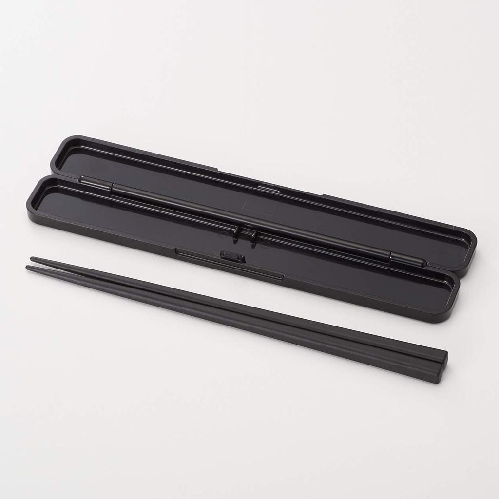MUJI Chopstick Width 20 x Depth 3 x Height 02181215 Set, Black, 1.5cm,