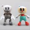 Charming Cuphead Plush Toys Cuphead Puphead And Bw Soft Stuffed Doll For Kids Gifts 25 Cm
