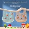 Baby Silicone Bib Waterproof Food Grade Catcher for Infants Toddlers Feeding Easy Clean Soft Adjustable