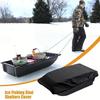 Heavy-Duty Ice Fishing Sled Cover & Snowboard - Fit for Small/Medium Sleds, Winter Storage Cover with Windproof Shield