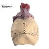 Blood Special Effects Headwear Scary Halloween Zombie Head Masque, Creepy Horror Latex Hood Masque Gothic Theme Photography Props with Severed