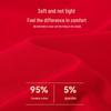YUZHAOLIN Boys' 4-Pack Red Antibacterial Cotton Briefs