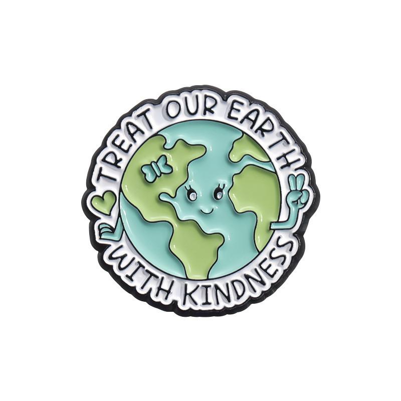 Ocean Eyecatching Green Brooch Fun Cartoon Design For Stylish Fashion Ecofriendly