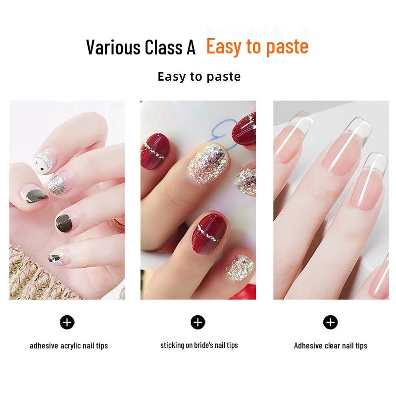 Nail Art Indossabile: Colla Gelatina Invisibile Biadesiva, Impermeabile e Rimovibile