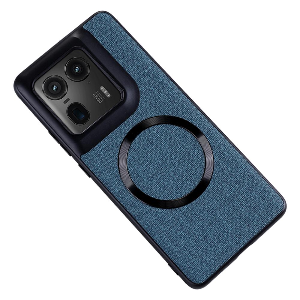 

Чехол для Motorola Edge 50 Ultra 5G Противоударный ТПУ+Ткань Задняя крышка телефона Совместим с MagSafe Dark Green