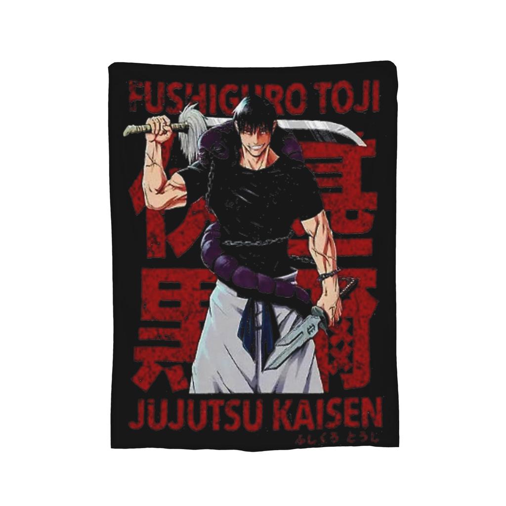 Yuji x Sukuna Blanket Jujutsu Kaisen Flannel Awesome Warm Throw Blankets for Coverlet Decoration,