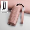 PU Leather Car Smart Remote Key Cover Case For WEY Blue Mountain Highland Mocha Latte DHT-PHEV Key Protecter Shell Accessories