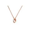 Hermes Mini Pop H Necklace Pendant Bubble Green Women Necklace Rose-Gold H147992FO17