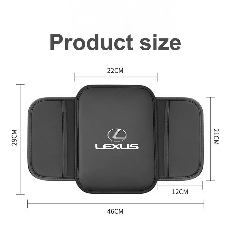 Car Arm Rest Cushion Storage Pad Armrest Box Protective Cover For Lexus F SPORT ES RX NX LS UX LM LX GX LC RZ IS CT GS RC HS LXB