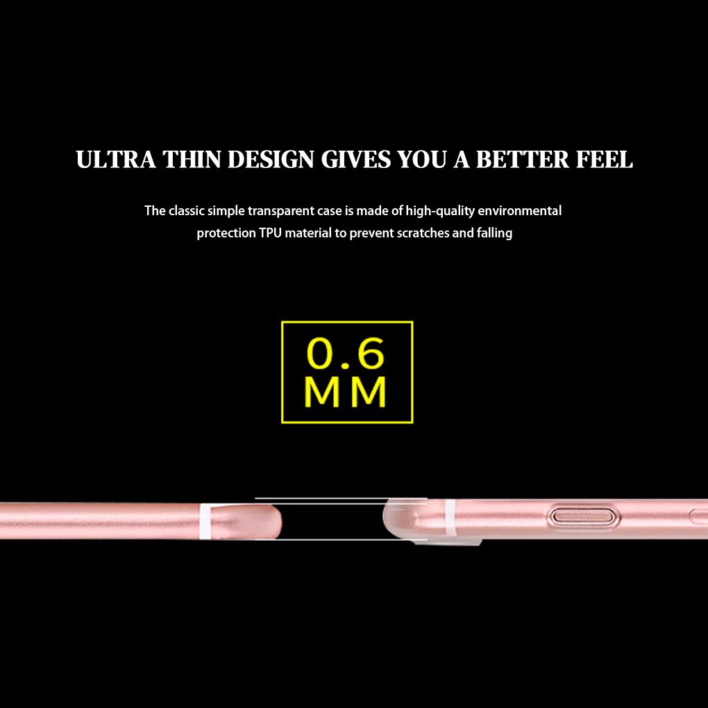 Phone Case Dust-proof Transparent TPU Phone Cover