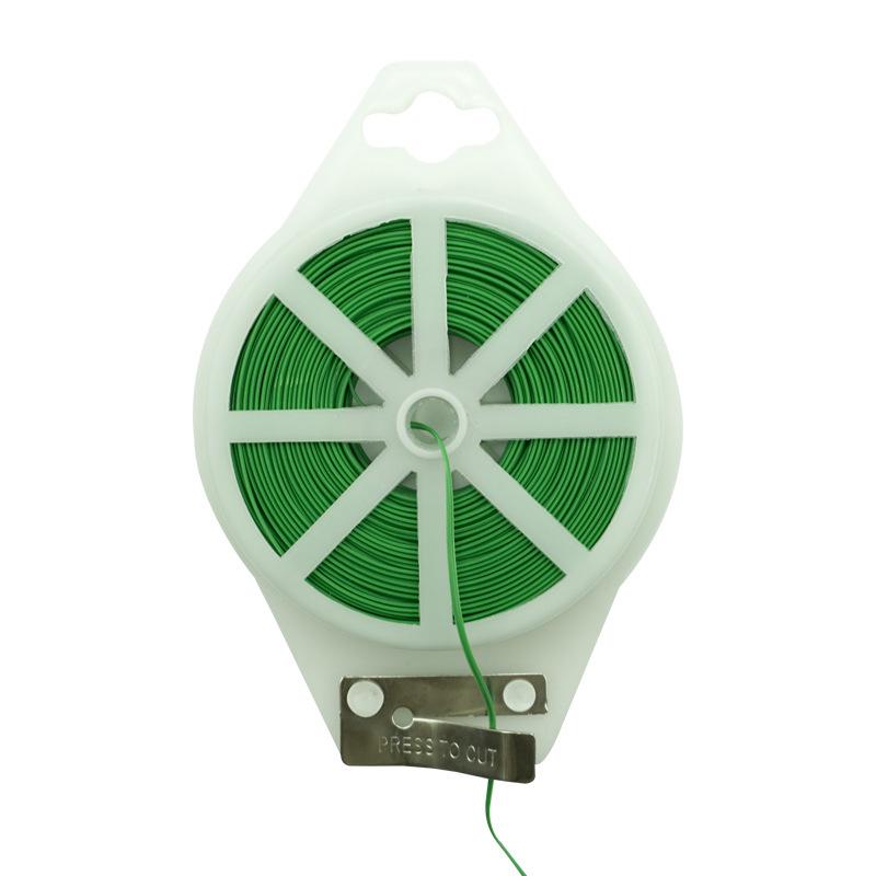 Plastic-Coated Garden Tie Wire with Cutter for Plant Support