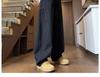 Scimitar Jeans Men's Retro Wide-Leg Distressed Cargo Pants for Fall/Winter