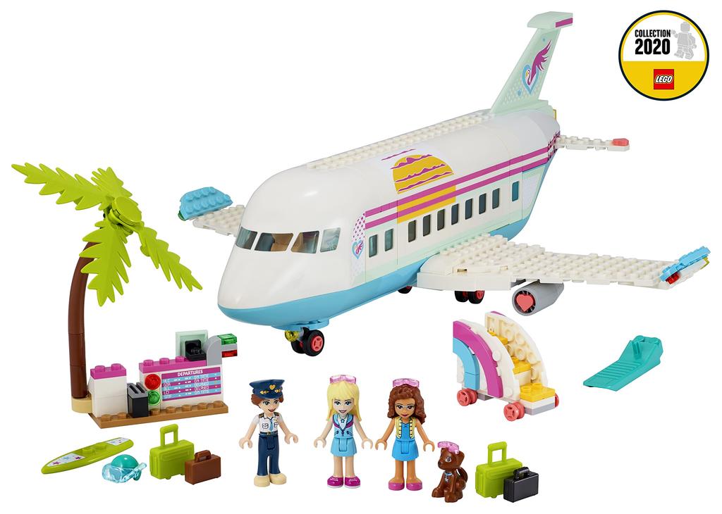 LEGO Friends Happy Plane Playset, Summer Vacation Toy for Ages 7 and Up, 41429