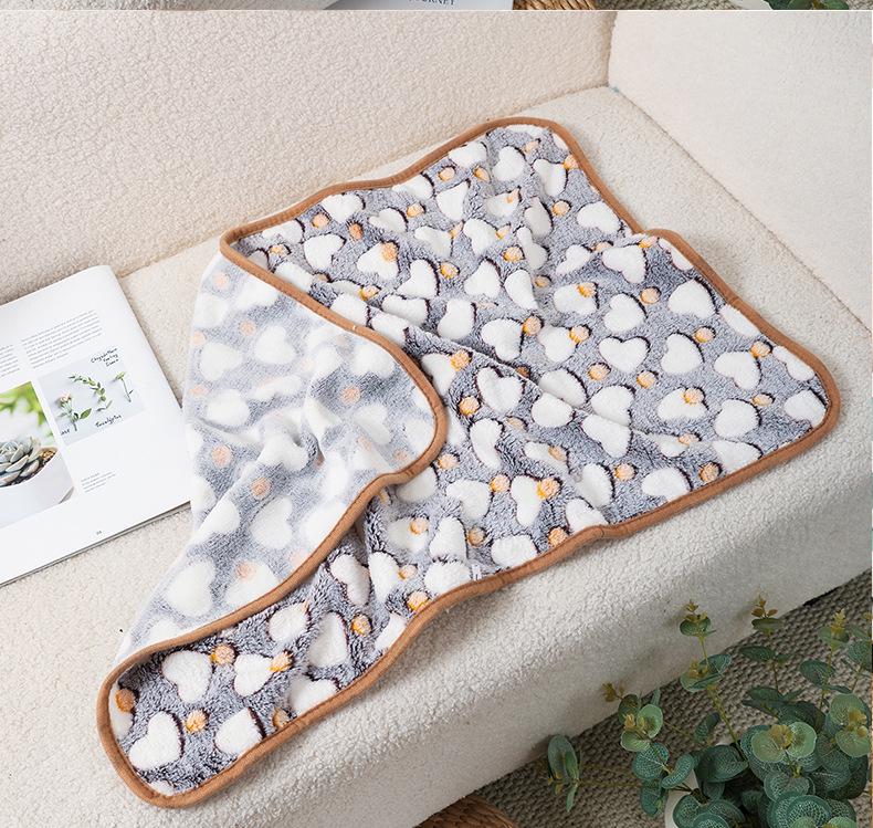 Pet Mats & Blankets: Thick Coral Fleece for Dogs & Cats