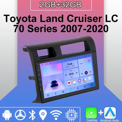 Android Carplay Car Radio For Toyota Land Cruiser LC 70 Series 2007-2020 Multimedia Player Head Unit Stereo GPS Navigation BT WIFI 2+32GB