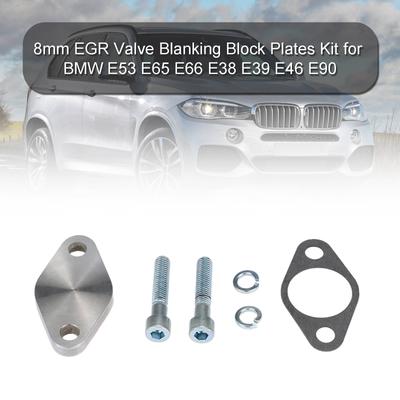 8 mm EGR-klep afdekplaten set voor BMW E53 E65 E66 E38 E39 E46 E90