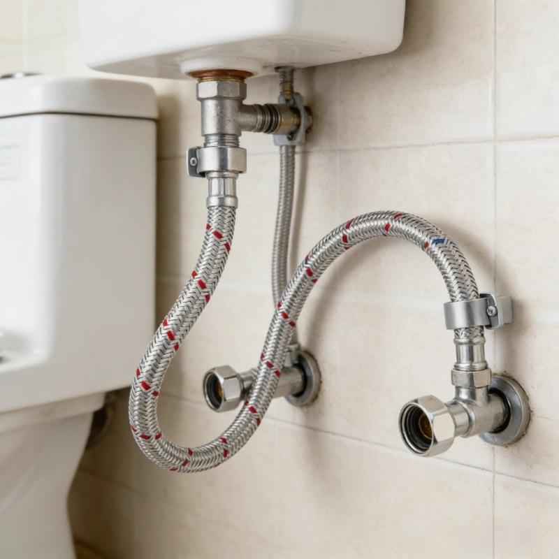 Flexible Stainless Steel Extension Hose for Kitchen Bathroom and Industrial Applications to Solve Pipe Length Issues