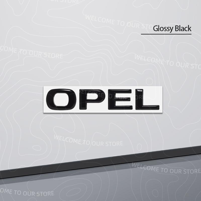 Zinc Alloy For OPEL Corsa Letter Logo OPC Line GTC Vauxhall Car Trunk 3D Metal Emblem Rear Body Badge Sticker Accessories