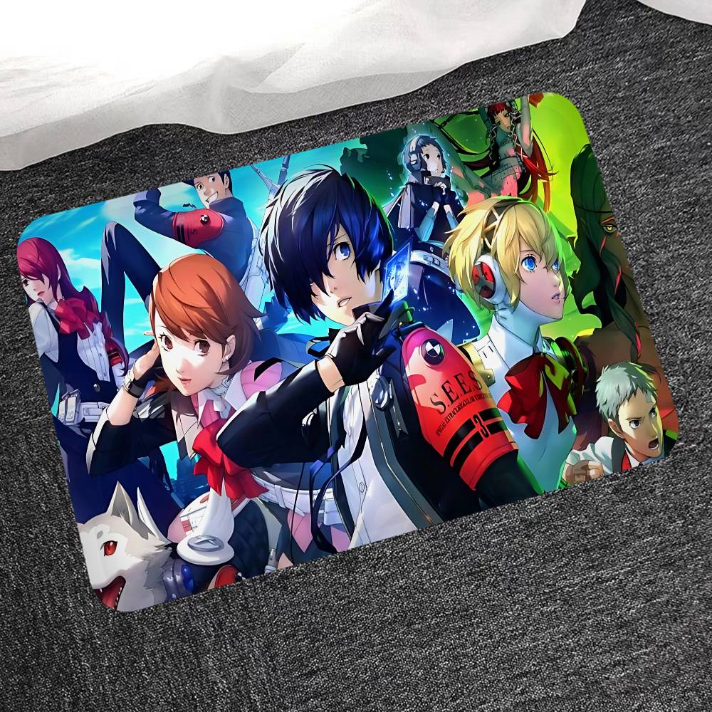 Anime Persona 3 Reload Bathroom Mat Kids Room Bedroom Decoration Balcony Anti-Slip Doormat Living Room Welcome Rug