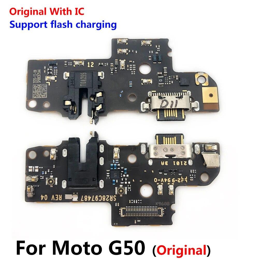 USB Charging Port Board Flex Cable Connector For Moto G9 G10 Power G Stylus Play One 5G G 5G E7 Plus One Hyper G30 G50
