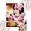 Minnie Mouse Cooking Food Diamond Painting Full Diamond Art Kit Handmade Diy Home Decoration Gift