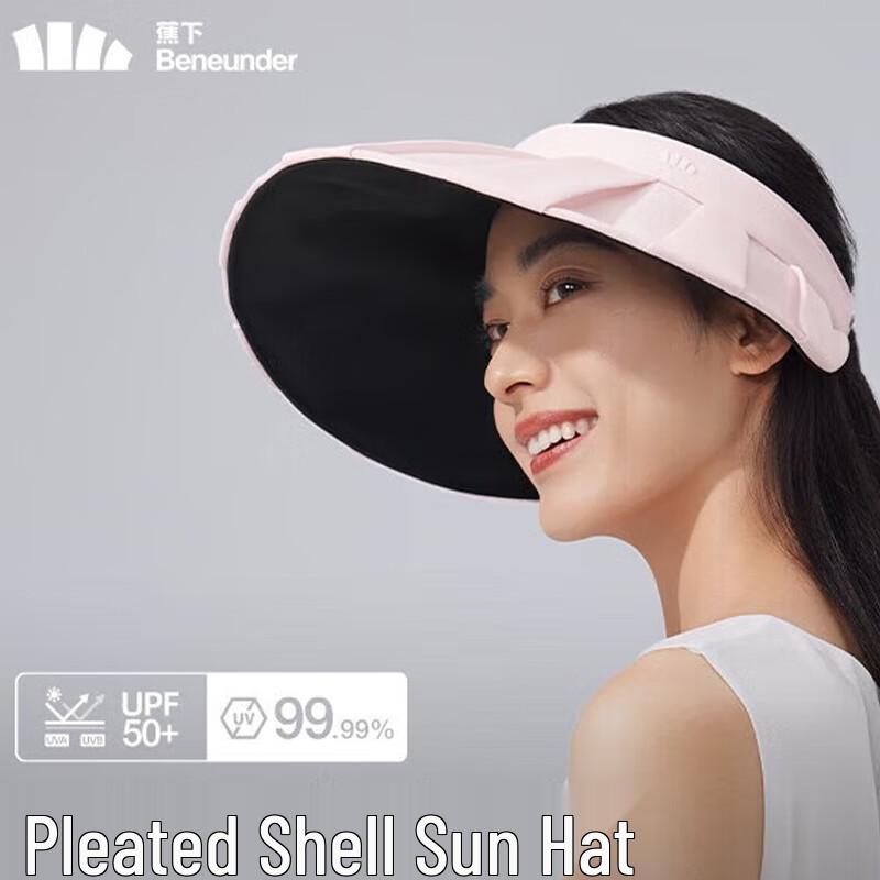 Beneath the Banana Women's Pleated Shell UV Protection Visor