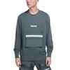Nike Sweatshirts Men's Gray Crew Neck Moderate Regular (Unisex) Sweatshirts DA0070 068