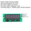 5V 6 Digital Red Digital Counter Module For Addition And Subtraction With Memory From 0 To 999999 Data Retention
