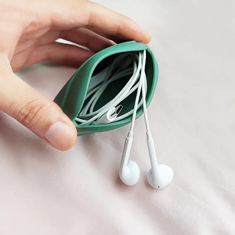 3Pcs Colorful Cable Storage Bag - Portable Headphones, Chargers and Jewelry Storage Boxes