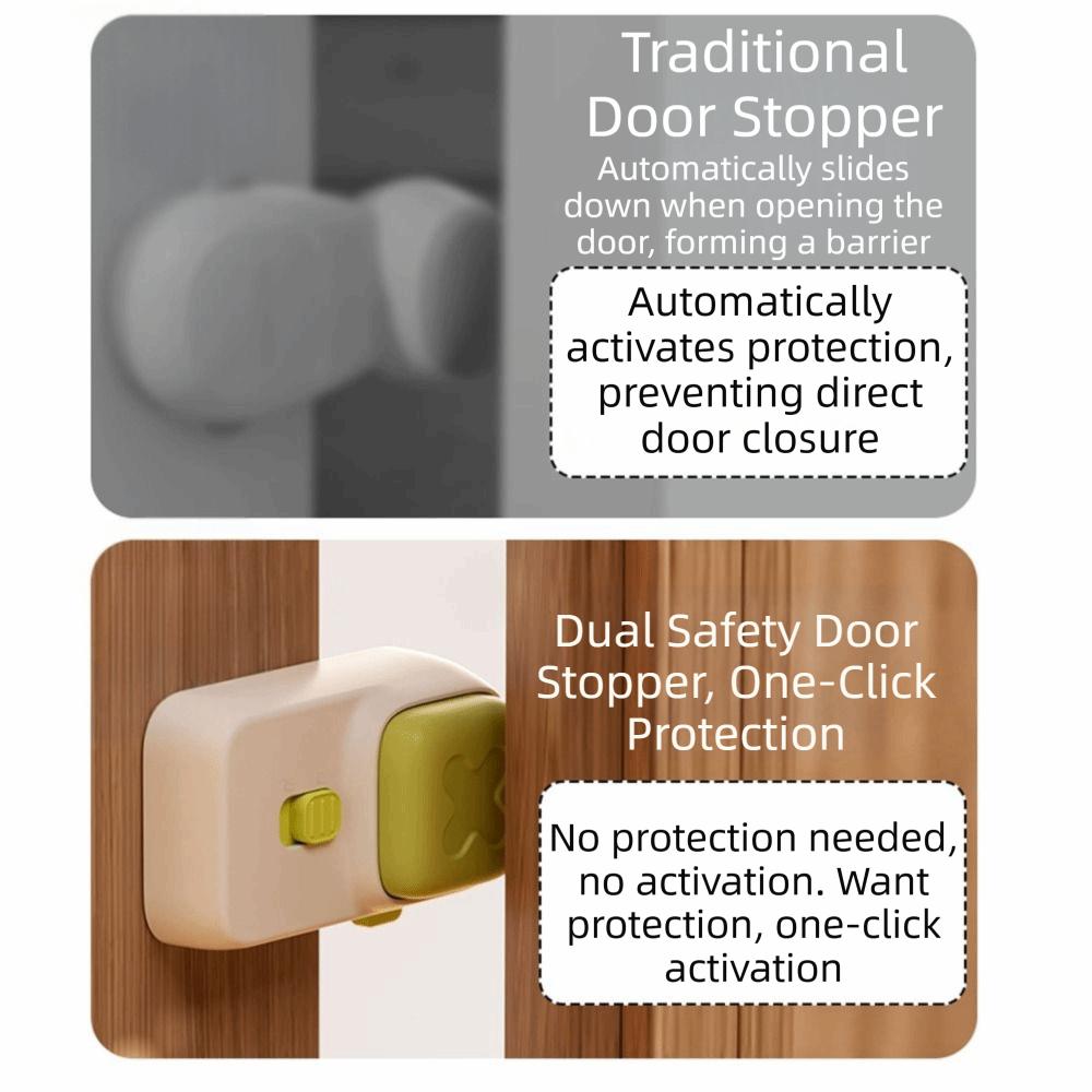 Soft Protector Childproof Door Holder Self-adhesive Silicone Doorstop Door Pinch Guard Home Safety