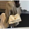 2025 Vintage PU Leather Women Crossbody Shoulder Bag - Spacious Underarm Purse with Chain, Office To Evening Clutch Purse Bag