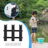 3 Tube Fishing Rod Holder Rack Support Portable Accessory Bracket Poles Rest for Ship