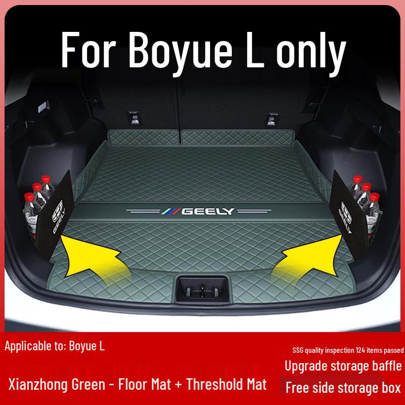 Geely Boyue L 2024 Trunk Mat - Full Coverage Tail Box Interior Decor Fán