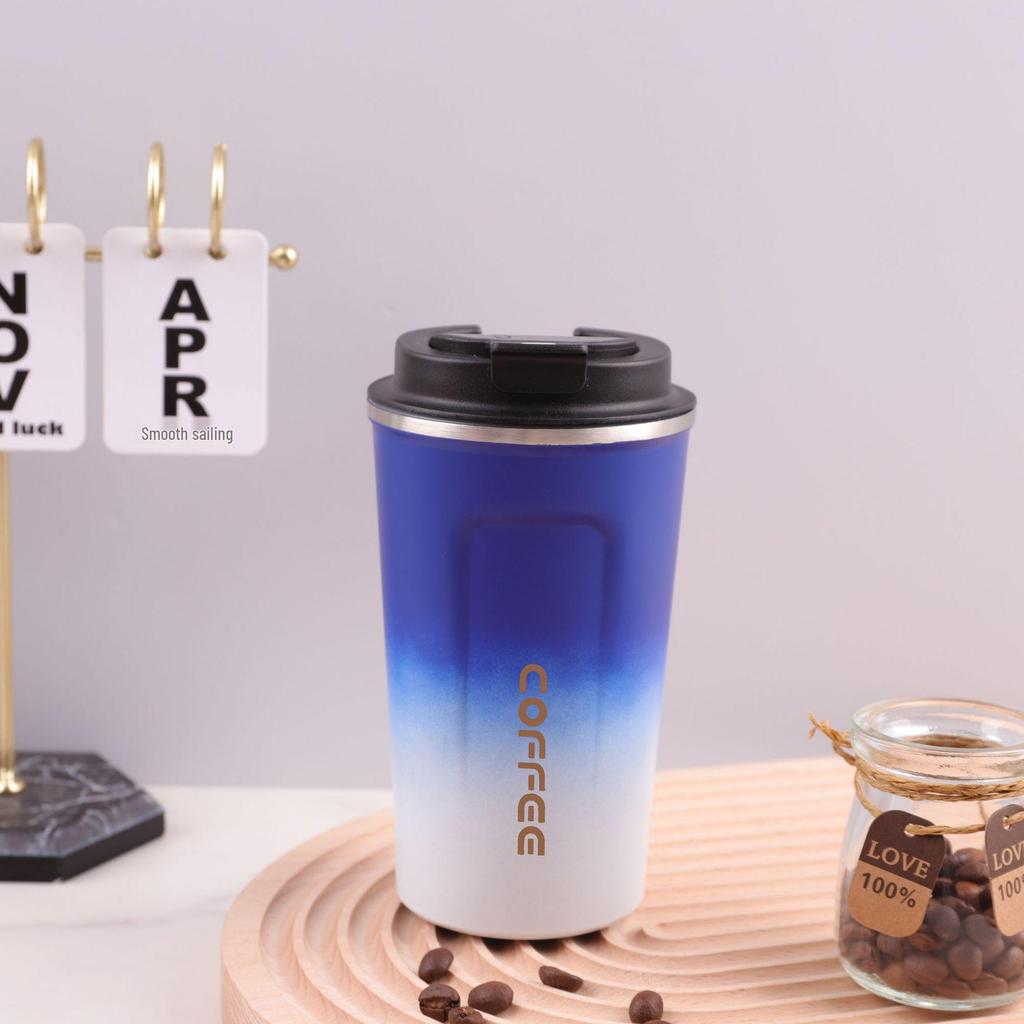 Smart Temperature Stainless Steel Coffee & Travel Cup - Women's Insulated Portable Outdoor Water Cup