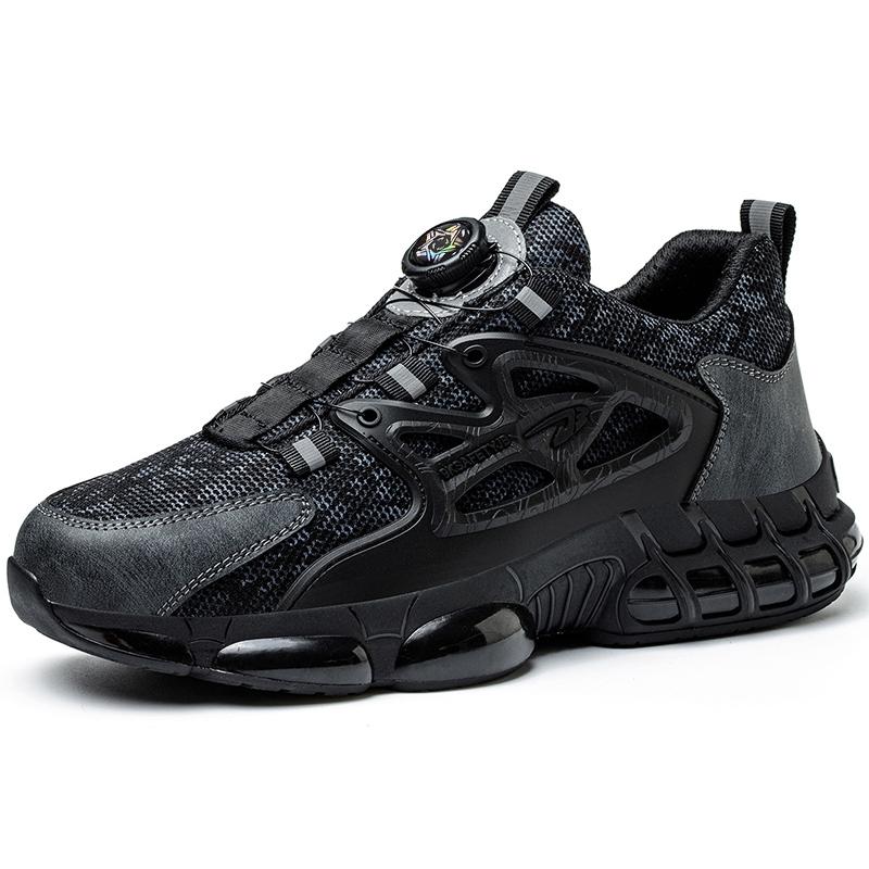 Indestructible Steel Toe Safety Shoes Men Air Cushion Sneaker Anti-Smash Anti-Puncture Work Shoes Non Slip Work Safety Boots