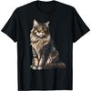 American Forest Cat Maine-Coon Cat T-Shirt