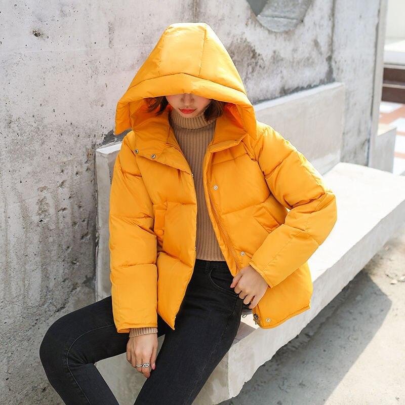 Manteau et veste à pain pour femmes, amples coréens, avec capuche, pour étudiantes, vêtements épais et chauds, hiver