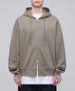Musinsa Standard Flat Terry Oversized Hooded Sweat Zip-Up [Dusty Beige]
