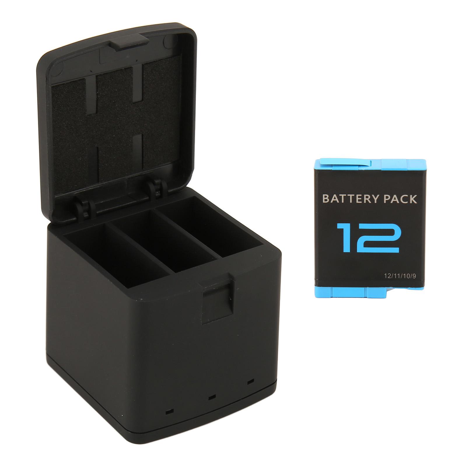 

Зарядное устройство для камеры и аккумулятор 3-канальное зарядное устройство для камеры типа C и 1 аккумуляторная батарея емкостью 1800 мАч