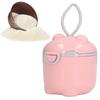 Baby Food Containers Large Pink Safe PP Material Sufficient Capacity Compact Portable Cute Style Powder Dispenser