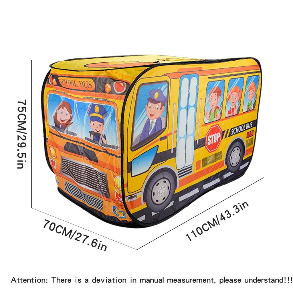 დასაკეცი სათამაშო სახლი სახანძრო მანქანა პოლიციის ავტობუსი ამოსაწევი სათამაშო კარავი სათამაშო სახლი ქსოვილი საჩუქარი ბავშვებისთვის მეხანძრეობის მოდელი დროპშიფინგი