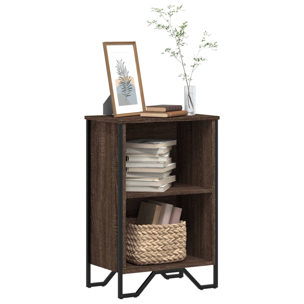 Bookshelf Brown Oak Effect 50 x 31 x 74.5 cm Engineered Wood