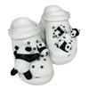 1Pcs Cute Panda Baby Shoe Charms Lovely Cartoon Stereoscopic Sandals Shoe Decoration Children DIY Slipper Hole Shoes Accessories