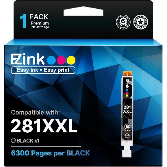 E-Z Ink Remanufactured Ink Cartridge Replacement for Epson 220 XL 220XL T220XL To Use with WF-2760 WF-2750 WF-2630 WF-2650 WF-2660 XP-320 XP-420
