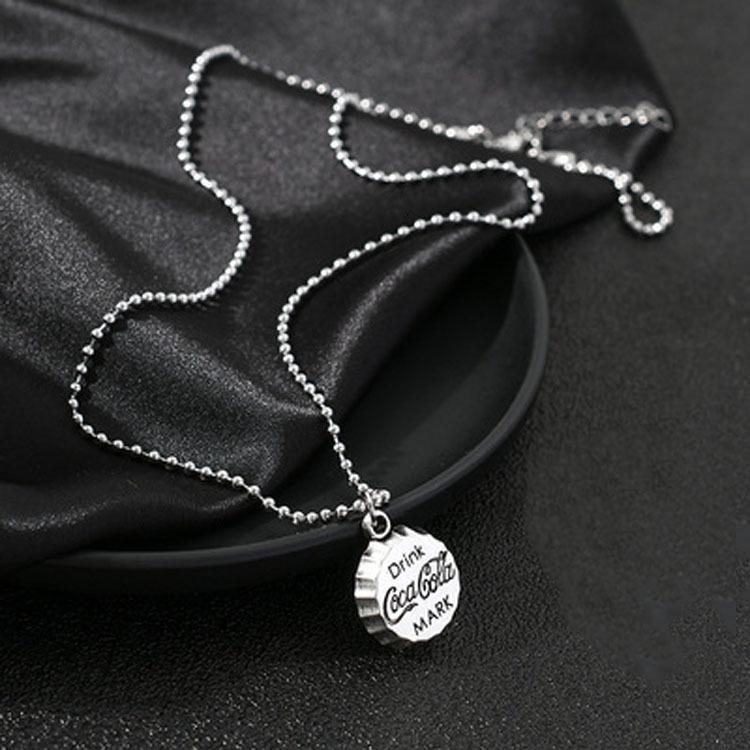 Trendy Titanium Steel Men s Hip Hop Necklace with Alloy Pendant