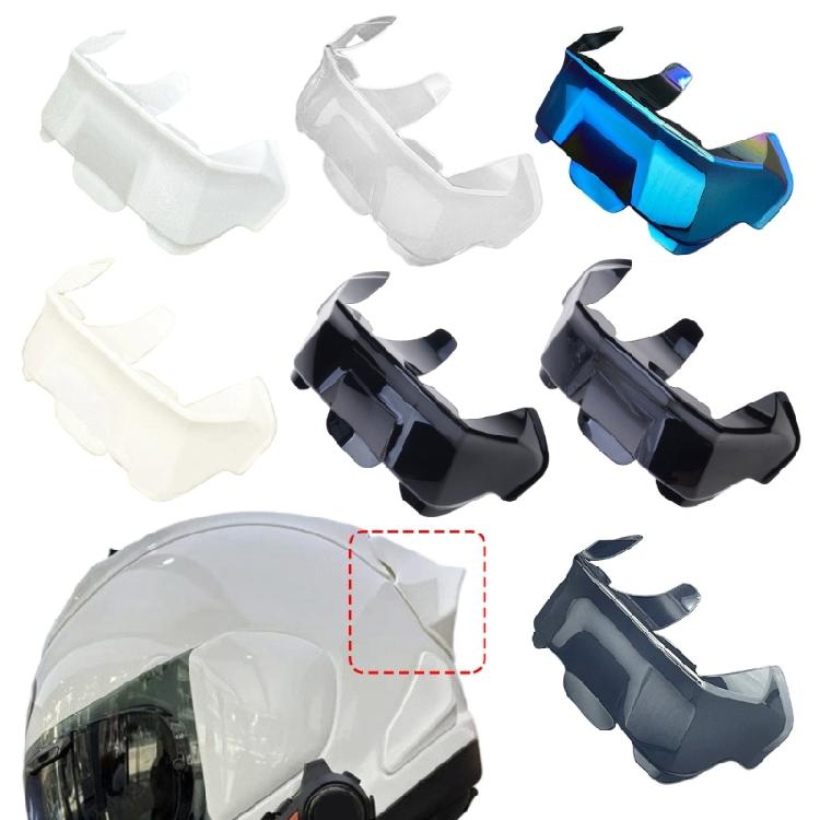 Streamlined Aerodynamic Spoiler for Helmets High Quality ABS Material Sporty Customization Easy Installation Racing Aest
