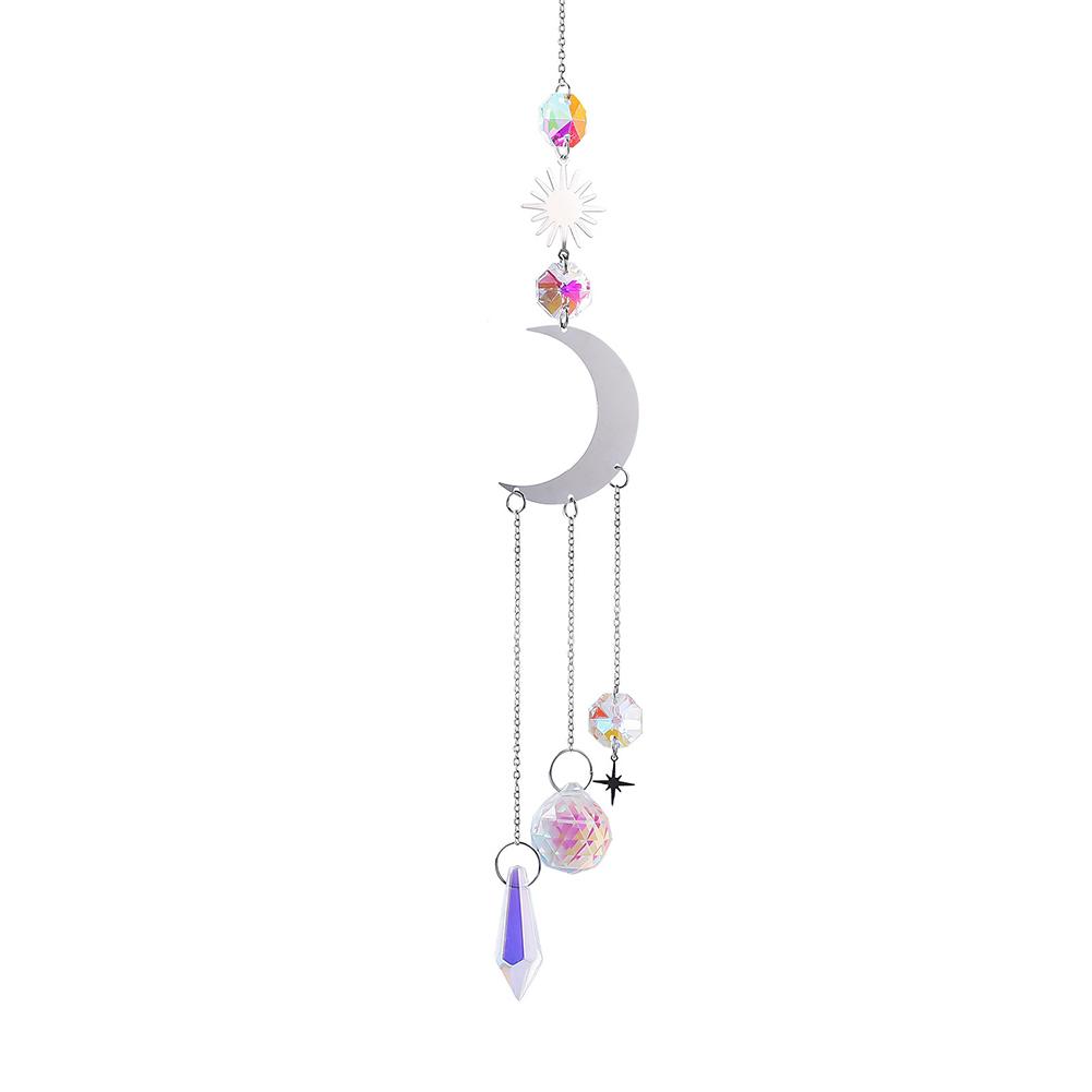 

Lotus Star Moon Sun Catcher Celebration Decor DIY Installation Enchanting Light Displays Sturdy Metal Chain For Christmas China Mainland