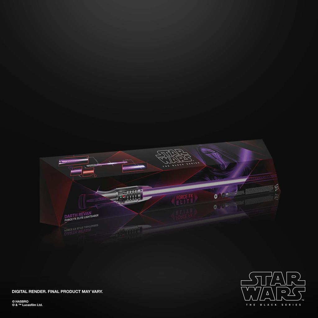 Star Wars Black Series Darth Revan Force FX Elite Electronic Lightsaber with Advanced LED and Sound Adult Roleplay Item Effects, (F8113)